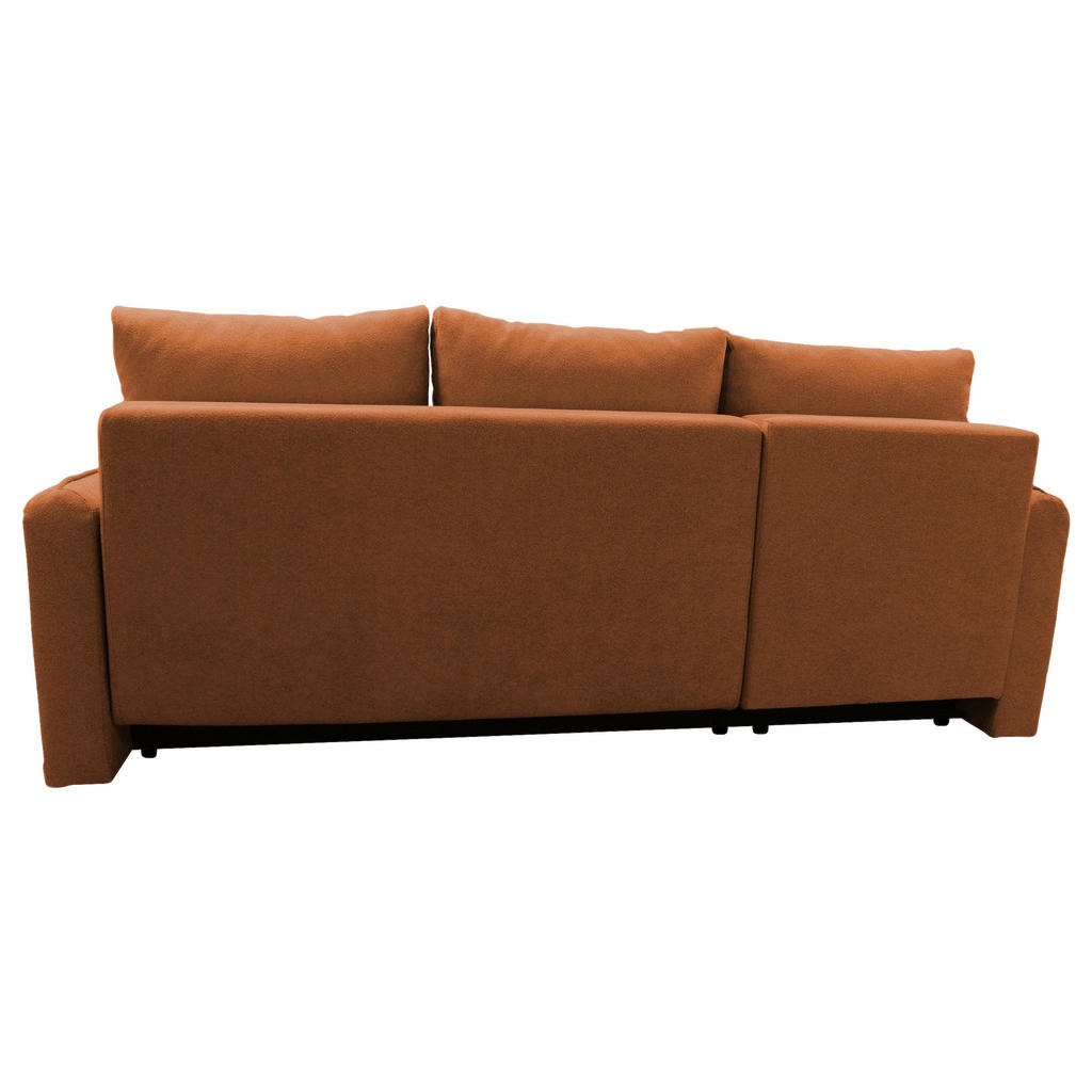 Thumbnail - Mid.you Ecksofa Fancy, Rost, Textil, 3-Sitzer, Füllung: Schaumstoff, 209x143 cm, Made in EU, Wohnzimmer, Sofas & Couches...