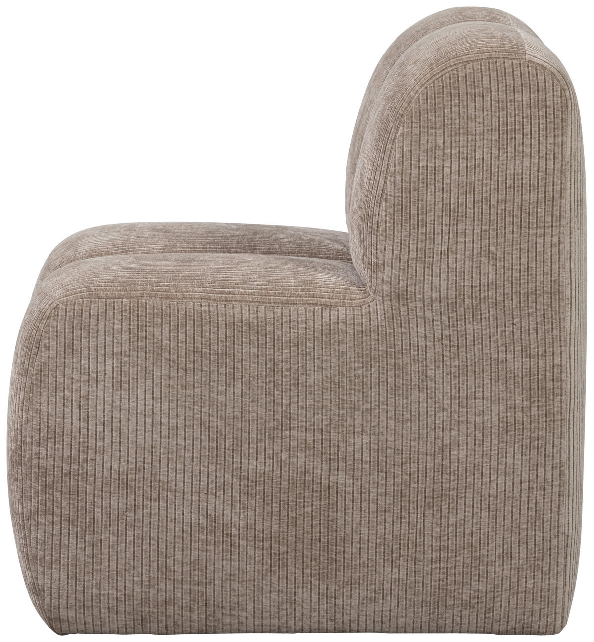 SITZBANKELEMENT - Sandfarben, MODERN, Kunststoff/Textil (84/83/73cm) - Livetastic