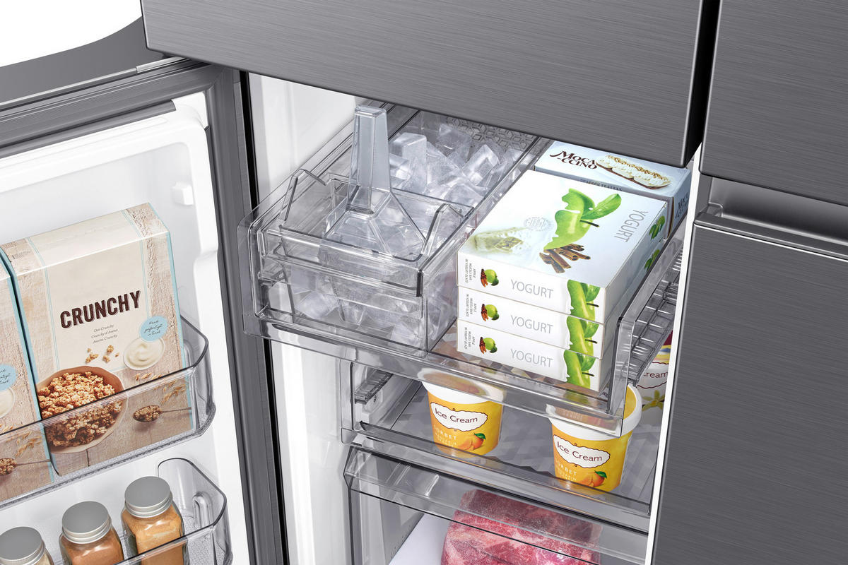 FRENCH-DOOR 91,2/177,9/72,3 cm RF59C701ES9/EG  - Edelstahlfarben, Basics, Glas/Kunststoff (91,2/177,9/72,3cm) - Samsung