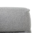 2-SITZER-SOFA Webstoff Hellgrau  - Hellgrau/Schwarz, Design, Kunststoff/Textil (134/105/94cm) - Carryhome