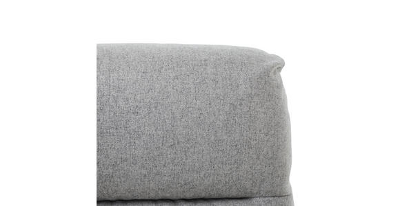 2-SITZER-SOFA Webstoff Hellgrau  - Hellgrau/Schwarz, Design, Kunststoff/Textil (134/105/94cm) - Carryhome
