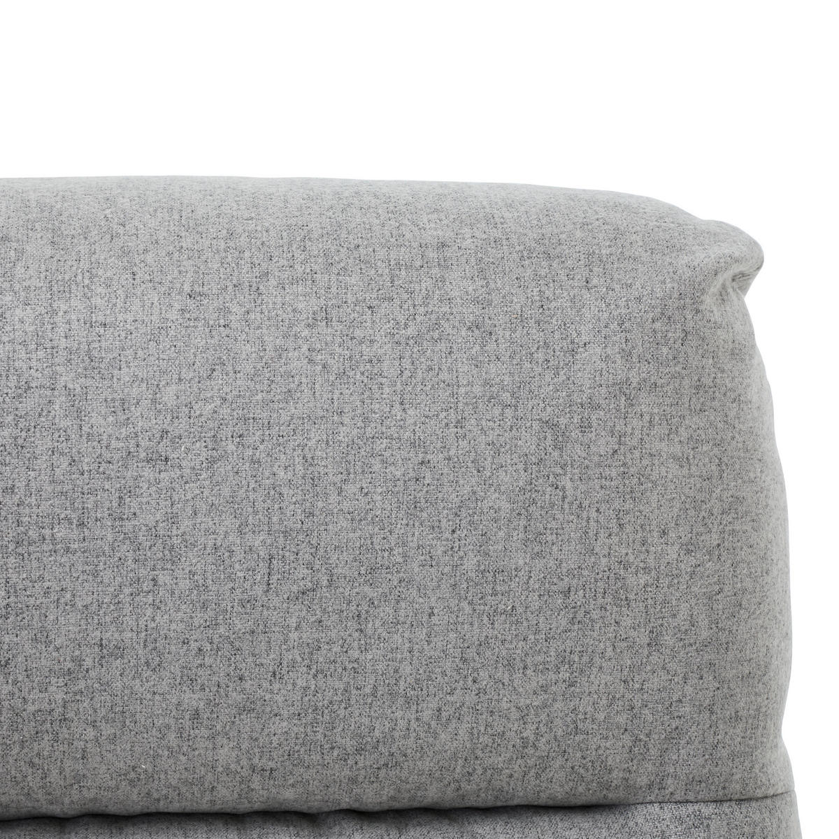 2-SITZER-SOFA Webstoff Hellgrau  - Hellgrau/Schwarz, Design, Kunststoff/Textil (134/105/94cm) - Carryhome