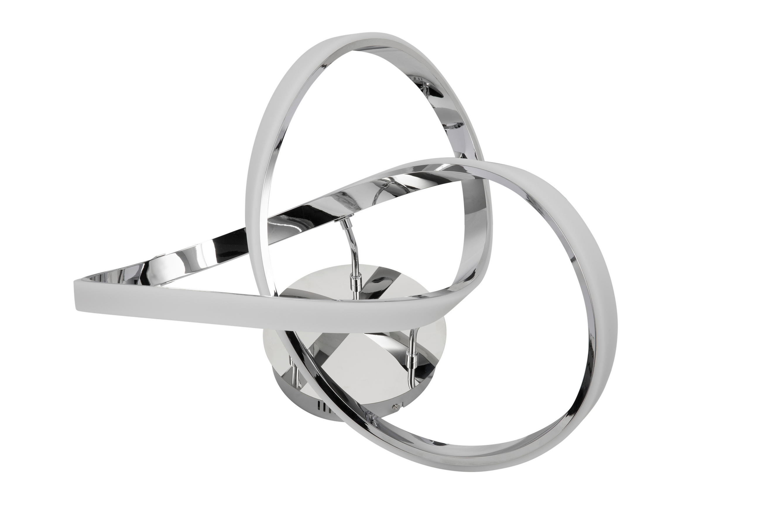 Dieter Knoll Led-Deckenleuchte Chrom 29 cm
