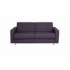 SCHLAFSOFA Messina in Flachgewebe Violett  - Chromfarben/Violett, KONVENTIONELL, Textil/Metall (195/84/100cm) - Bali