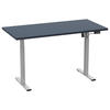 SCHREIBTISCH 140/50/71 cm  in Anthrazit, Silberfarben  - Anthrazit/Silberfarben, Design, Holzwerkstoff/Metall (140/50/71cm) - MID.YOU