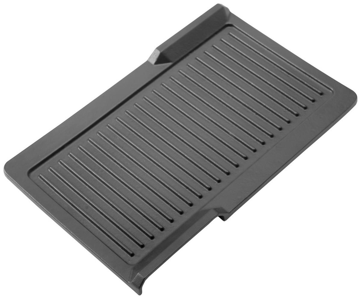 GRILLPLATTE - Schwarz, Basics, Metall (42,2/4,0/26,2cm) - Oranier