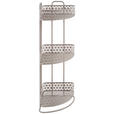 AUFBEWAHRUNGSREGAL 30,5/70,5 cm     - Taupe, Trend, Metall (30,5/70,5cm) - Homeware