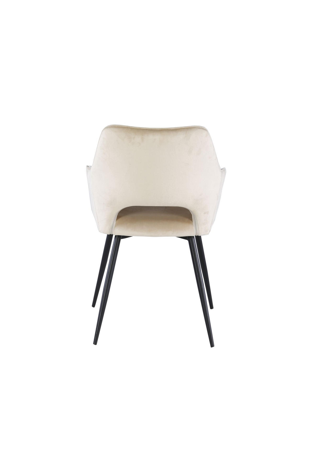 STOLICA S NASLONOM ZA RUKE  crna, bež  drvo, metal, tekstil      - bež/crna, Konvencionalno, drvo/metal (56/56/80,5cm) - Carryhome
