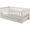 KINDER-/JUNIORBETT - Naturfarben/Weiß, MODERN, Holz (70/140cm) - MID.YOU