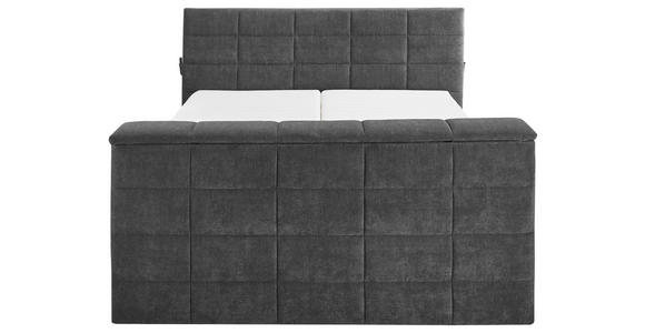 BOXSPRINGBETT 180/200 cm in Anthrazit - Anthrazit, KONVENTIONELL, Textil (180/200cm) - Carryhome