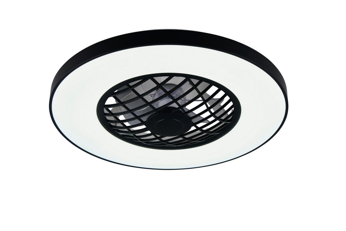 DECKENVENTILATOR  59,0/16,5 cm    - Transparent/Schwarz, Lifestyle, Kunststoff (59,0/16,5cm)