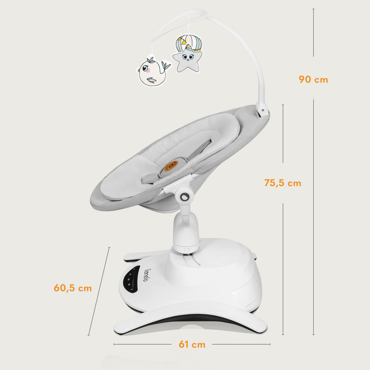 SCHAUKELWIPPE  - Basics (61,5/28,8/51,6cm) - Lionelo