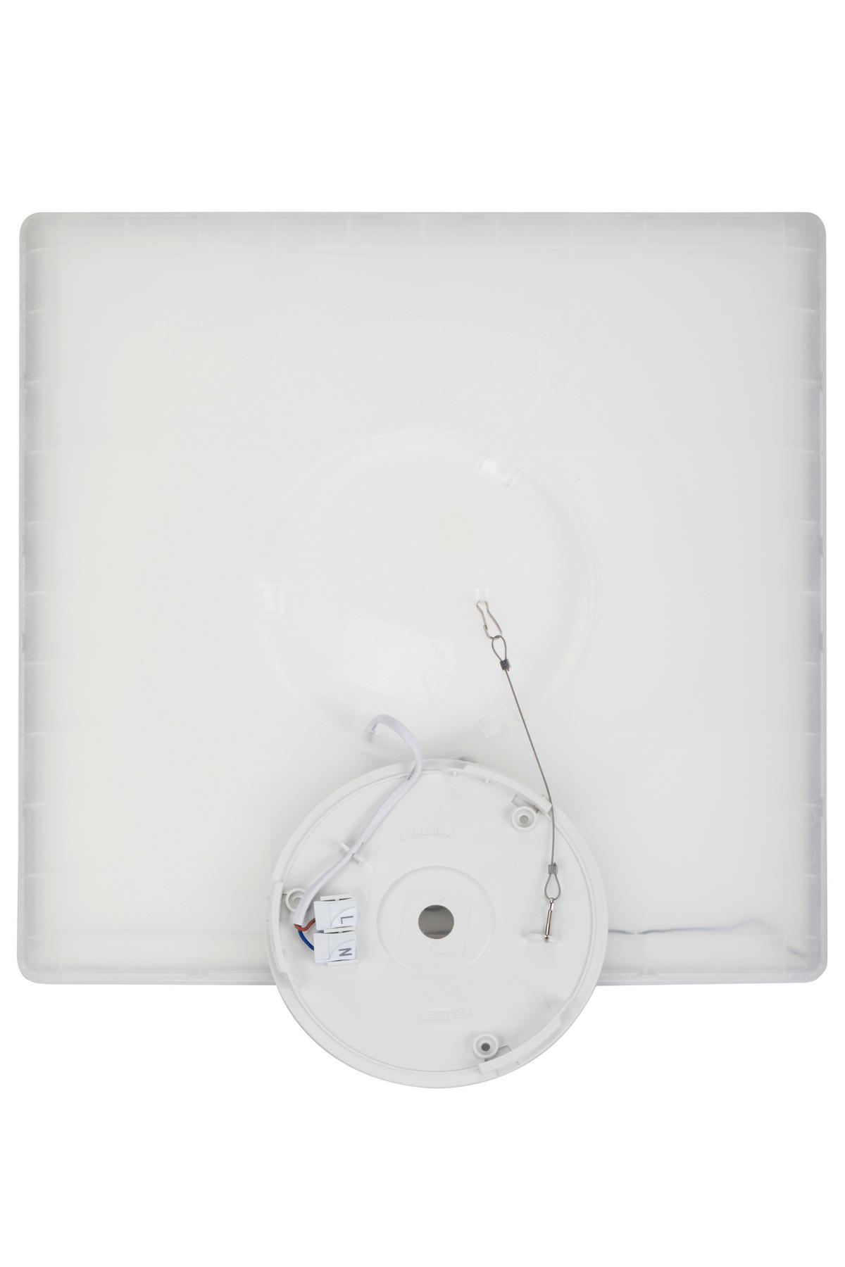 STROPNÍ LED SVÍTIDLO, 42/42/2,9 cm - bílá, Basics, plast (42/42/2,9cm) - Novel