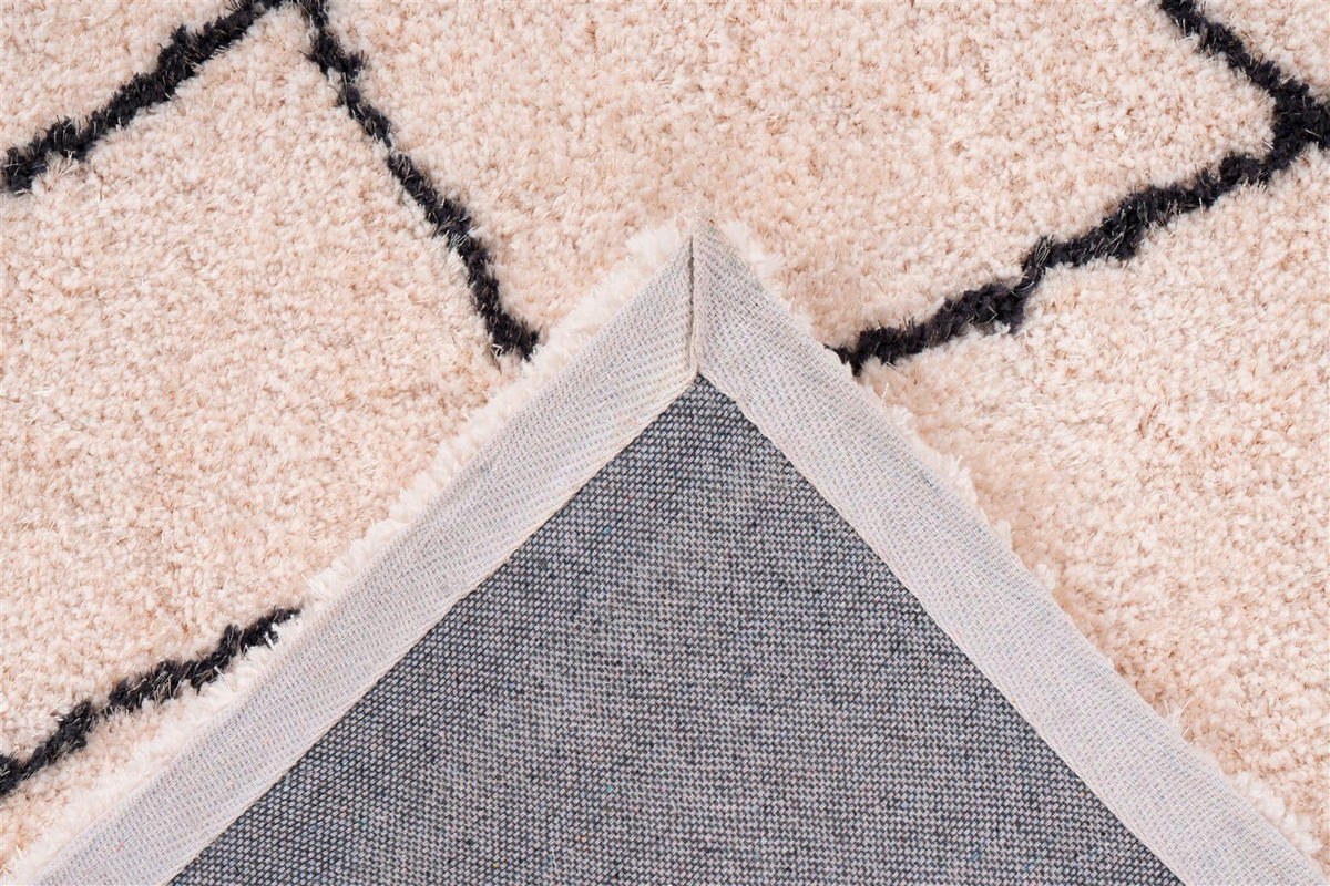 HOCHFLORTEPPICH 80/150 cm Orlando 525 Elfenbein Creme  - Creme, KONVENTIONELL, Textil (80/150cm)
