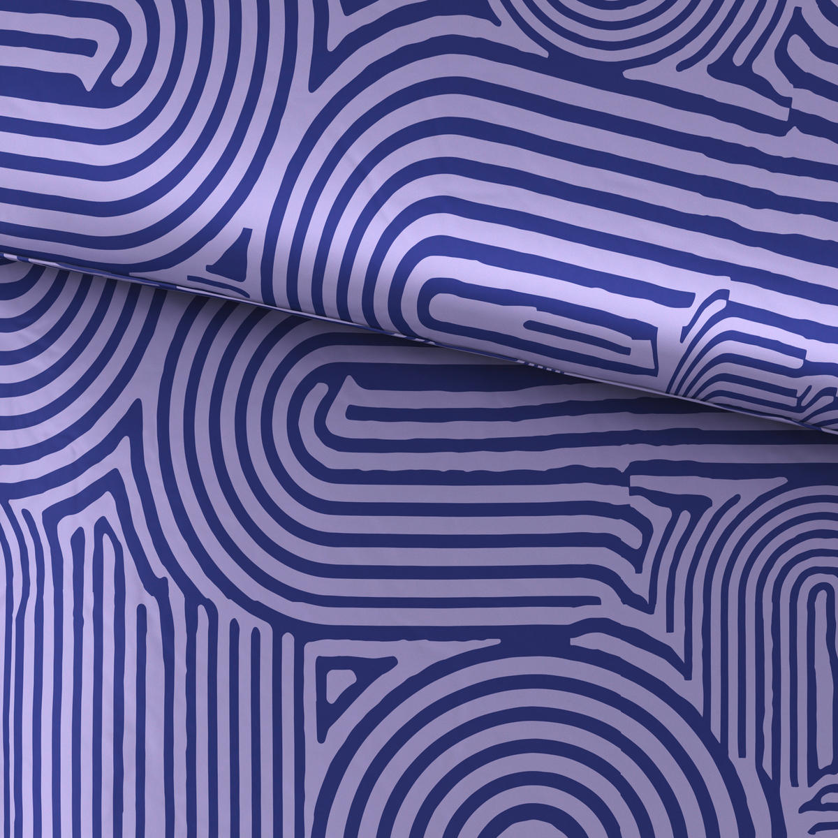 BETTWÄSCHE Satin 140/200 cm  - Lila/Violett, Basics, Textil (140/200cm) - Novel