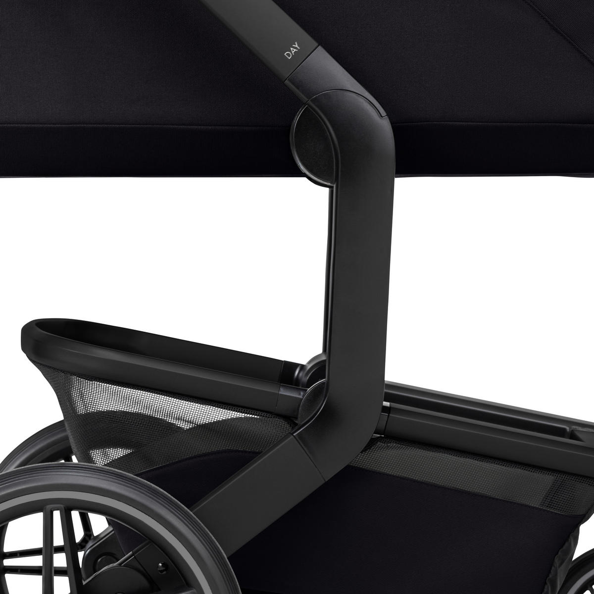 KINDERWAGEN Day 5  - Schwarz, Basics, Textil/Metall (94/60/113cm) - Joolz