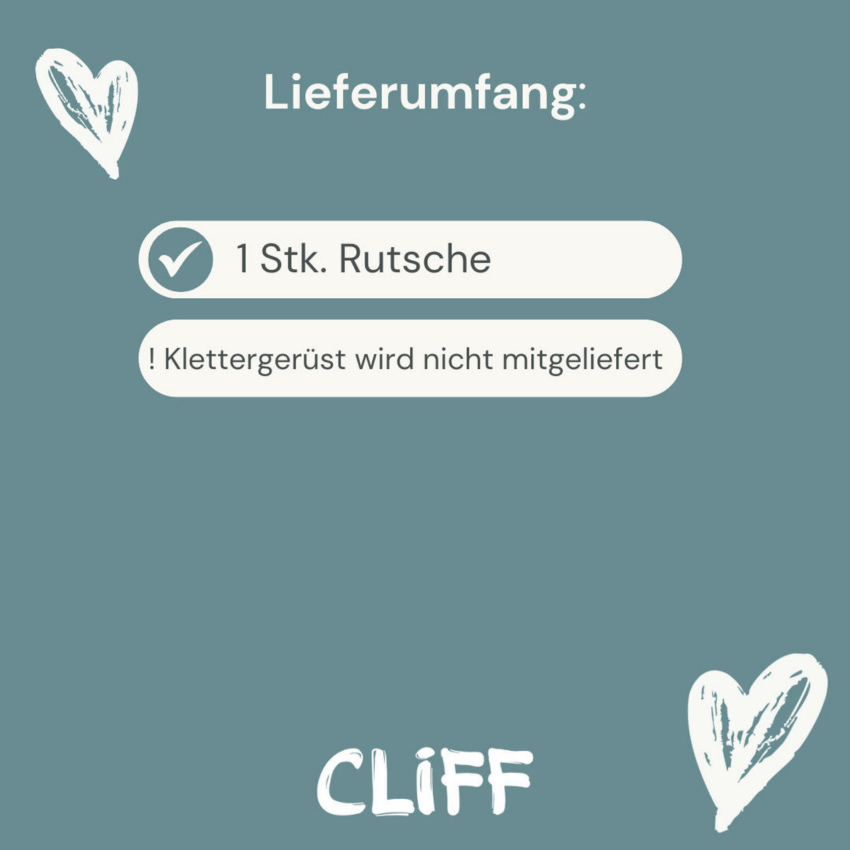 KLETTERGERÜST ZUBEHÖR - Birkefarben, Basics, Holz (112/40/7cm) - CLIFF