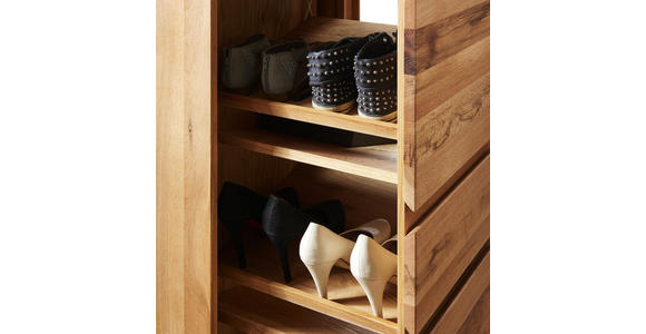 SCHUHSCHRANK 54/203/49 cm - Eichefarben, Natur, Holz (54/203/49cm) - Valnatura