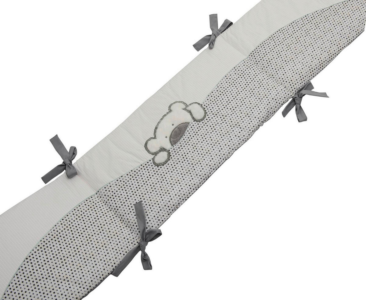 NESTCHEN Big Willi    - Weiß/Grau, Basics, Textil (190/35cm) - Bebe's Collection