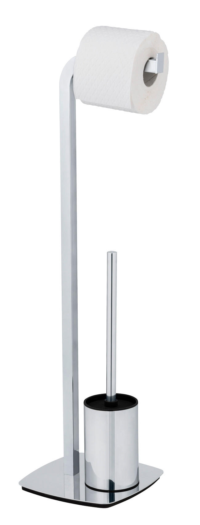 WC-BÜRSTENKOMBINATION in Metall  Kunststoff   - Chromfarben, KONVENTIONELL, Kunststoff/Metall (20/71,5/22cm) - Schöner Wohnen
