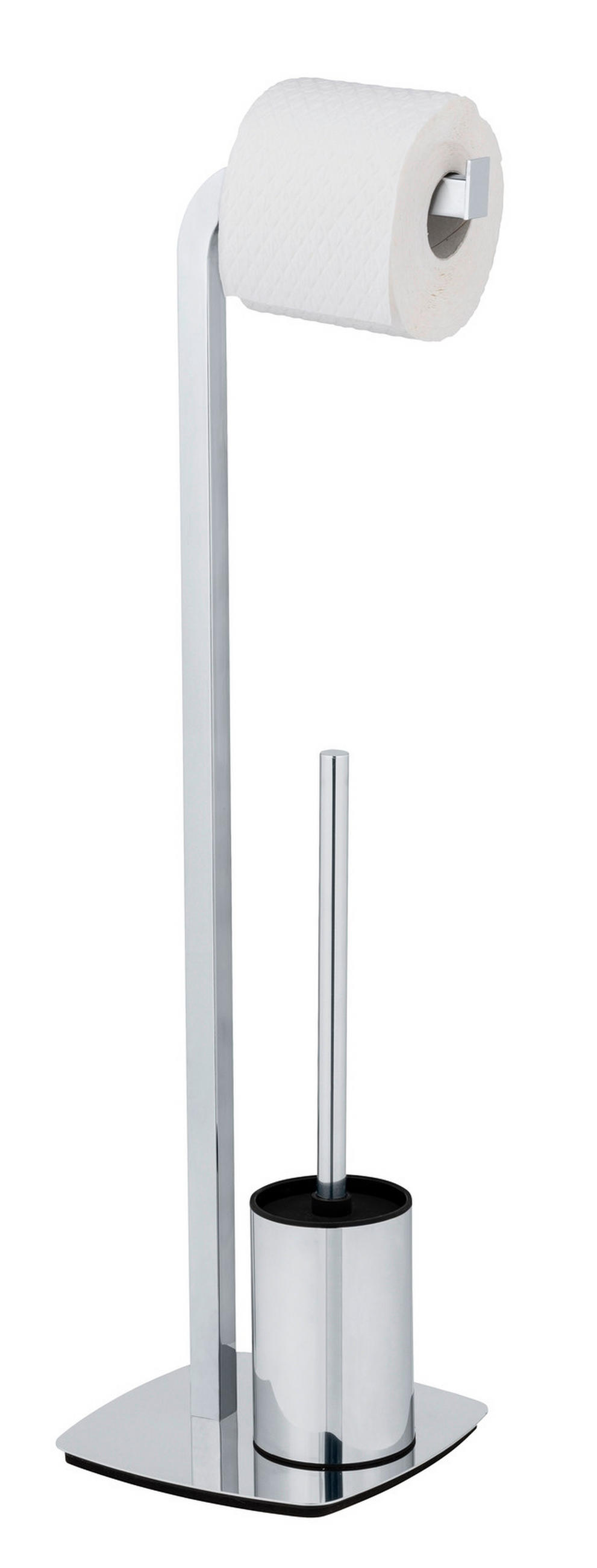 WC-BÜRSTENKOMBINATION in Metall  Kunststoff   - Chromfarben, KONVENTIONELL, Kunststoff/Metall (20/71,5/22cm) - Schöner Wohnen