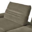 ECKSOFA  in Chenille Taupe  170-195/280 cm  - Taupe/Schwarz, Design, Textil/Metall (170-195/280cm) - Dieter Knoll