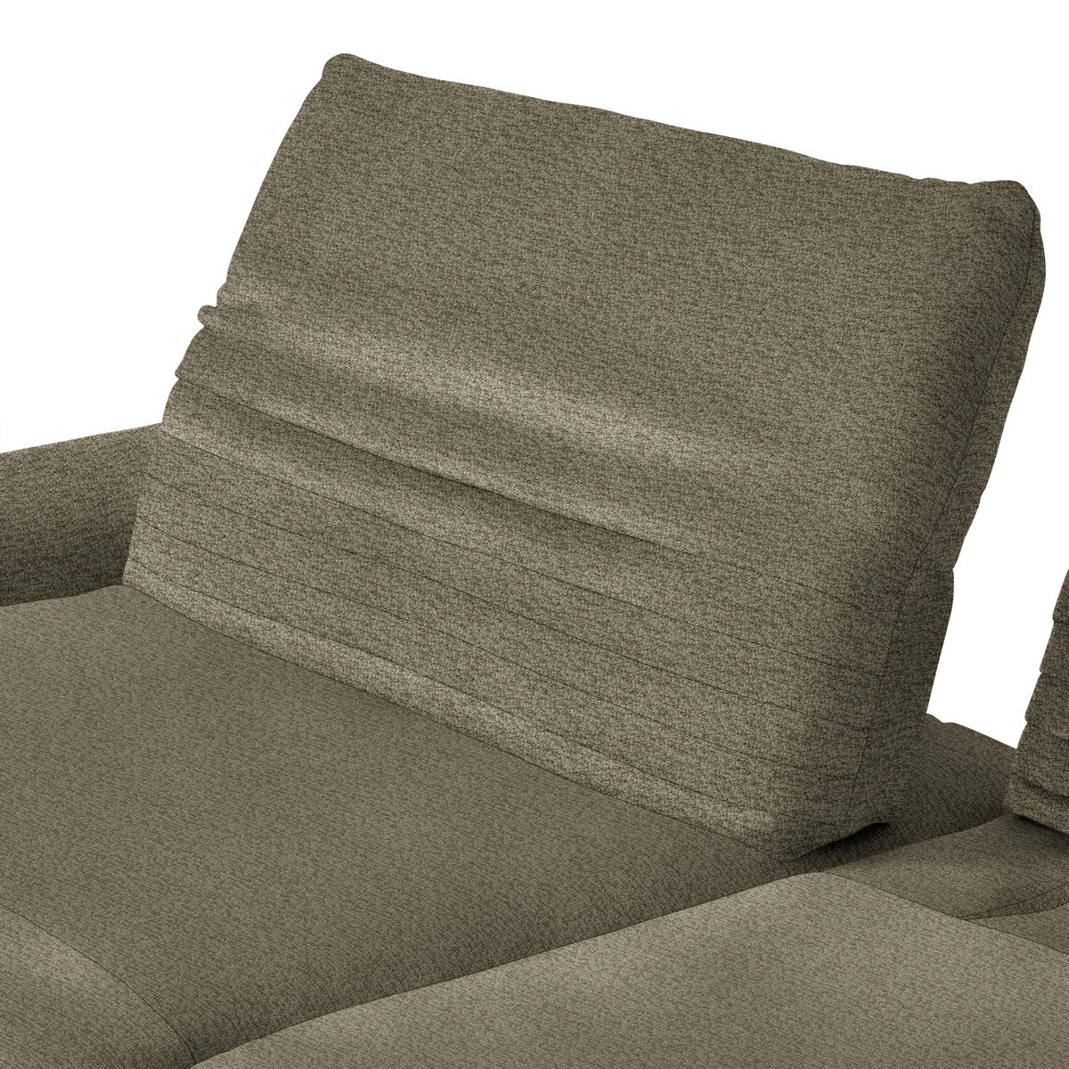 HÖRNSOFFA i chenille taupe  - svart/taupe, Design, metall/textil (170-195/280cm) - Livetastic