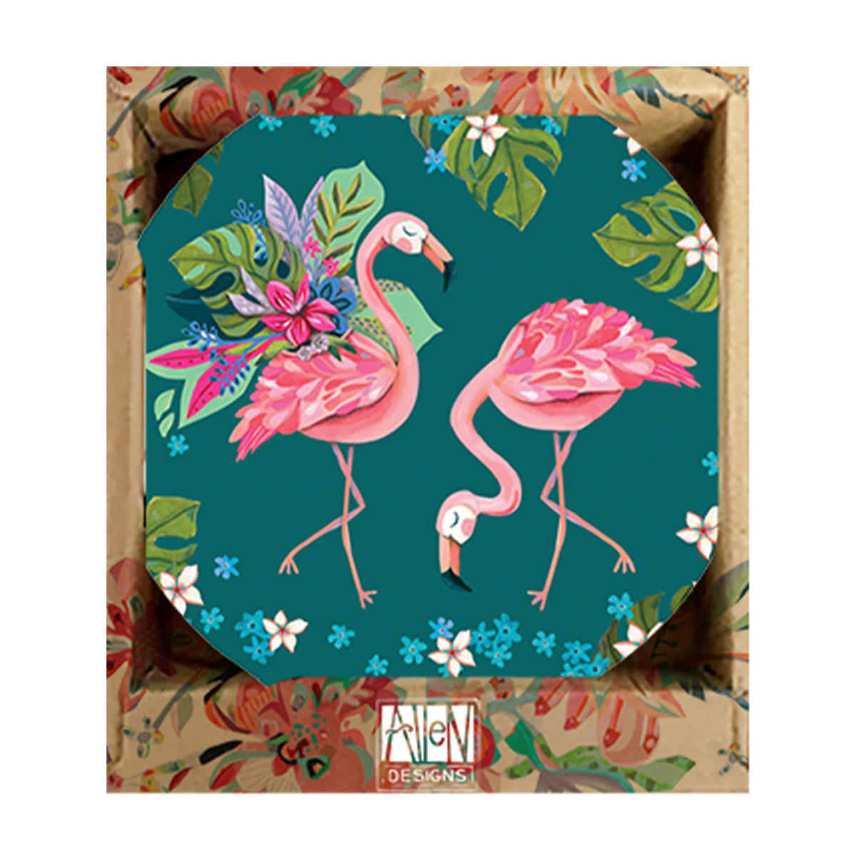 DRŽAČ VREĆICA ČAJA   - pink/zelena, Basics, keramika (10/2cm)
