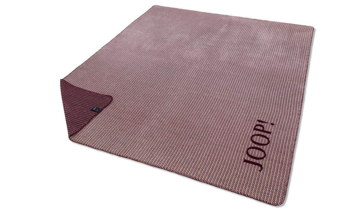 DOMÁCÍ DEKA, bavlna, 150/200 cm - tmavě červená, Design, textil (150/200cm) - Joop!