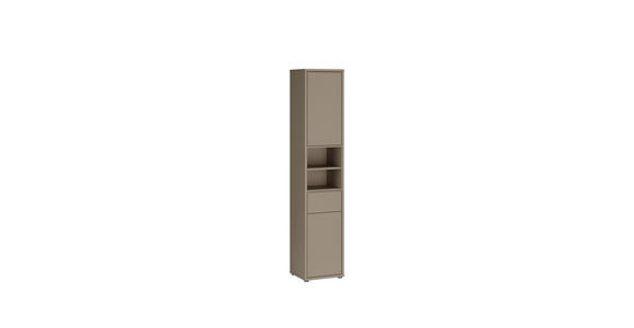 HOCHSCHRANK 39,8/191,9/34,9 cm  - Taupe/Grau, MODERN, Holzwerkstoff/Kunststoff (39,8/191,9/34,9cm) - Xora