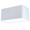 DECKENLEUCHTE Grimasola 24/14/11 cm   - Weiß, Design, Kunststoff/Metall (24/14/11cm) - Eglo