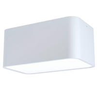 DECKENLEUCHTE Grimasola 24/14/11 cm   - Weiß, Design, Kunststoff/Metall (24/14/11cm) - Eglo