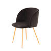 STUHL-SET 2 Stück  in Stahl  - Schwarz, Design, Kunststoff/Metall (54/84/56cm) - Kayoom