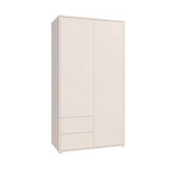 GARDEROBENSCHRANK  in 114,5/214,3/60 cm  - Sandfarben/Grau, MODERN, Holzwerkstoff/Metall (114,5/214,3/60cm) - Carryhome