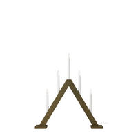 WEIHNACHTSPYRAMIDE  - Dunkelbraun, Basics, Holz (46/52,2/8cm) - Markslöjd