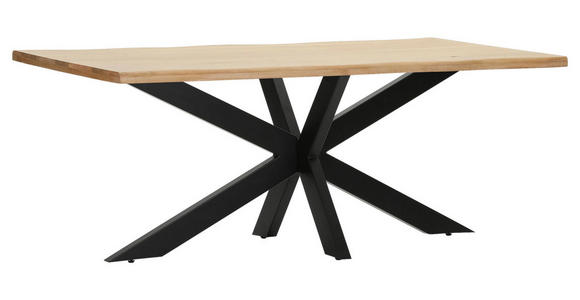 TISCHPLATTE      - Eichefarben, Design, Holz (200/100/4cm) - Landscape