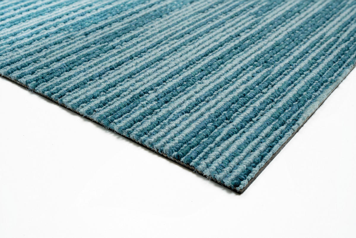 TEPPICHFLIESE 50/50 cm  in Türkis  - Türkis, Basics, Textil (50/50cm)