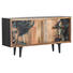 SIDEBOARD Mangoholz massiv bedruckt, gebeizt, lackiert Grau, Naturfarben - Naturfarben/Grau, Trend, Holz (160/85/45cm) - Ambia Home SIDEBOARD Mangoholz massiv bedruckt, gebeizt, lackiert Grau, Naturfarben - Naturfarben/Grau, Trend, Holz (160/85/45cm) - Ambia Home
