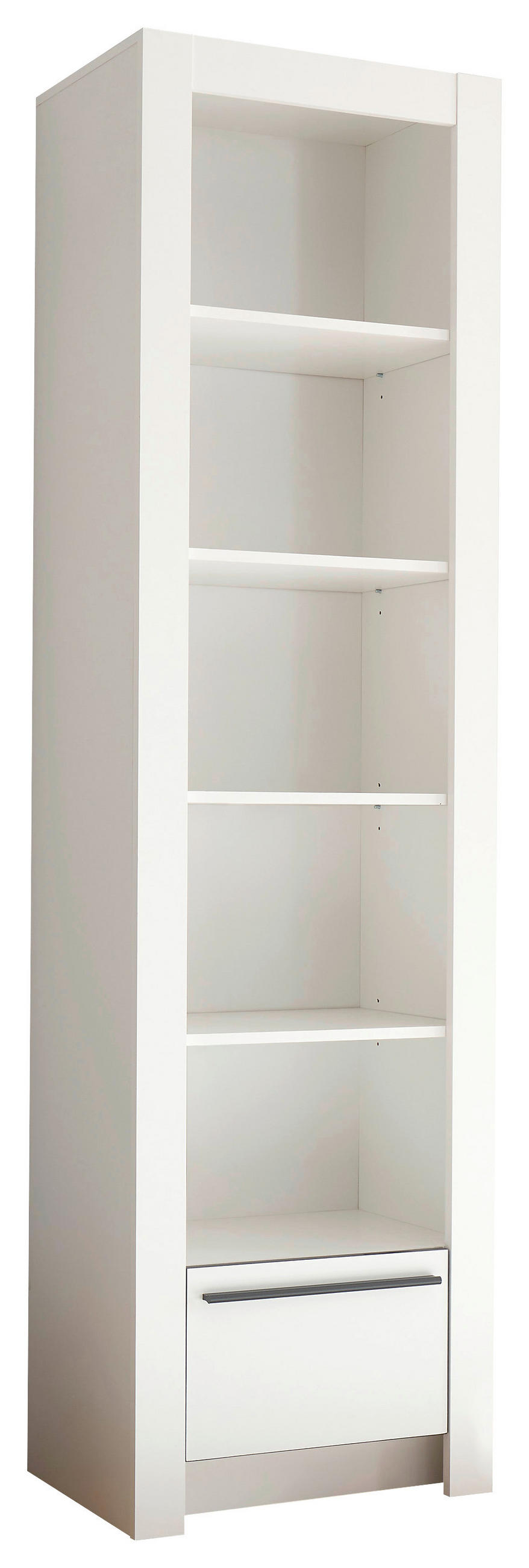STANDREGAL  Weiß  - Graphitfarben/Weiß, Basics, Holzwerkstoff/Kunststoff (54/195,5/38,8cm) - My Baby Lou