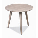 COUCHTISCH Wildeiche massiv 45/45/35 cm rund Eiche Bianco  - Eiche Bianco, Design, Holz (45/45/35cm) - Xora