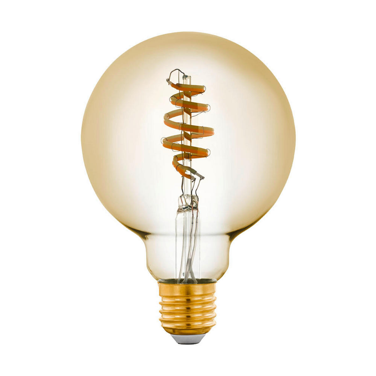 LED-LEUCHTMITTEL   E27 4,9 W  - Goldfarben, Basics, Glas (14,0cm) - Eglo