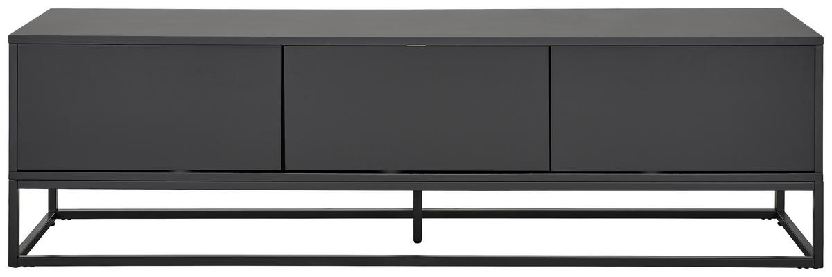 SIDEBOARD Libreville 180/52/40 cm  - Grau, Design, Holzwerkstoff/Metall (180/52/40cm) - MID.YOU