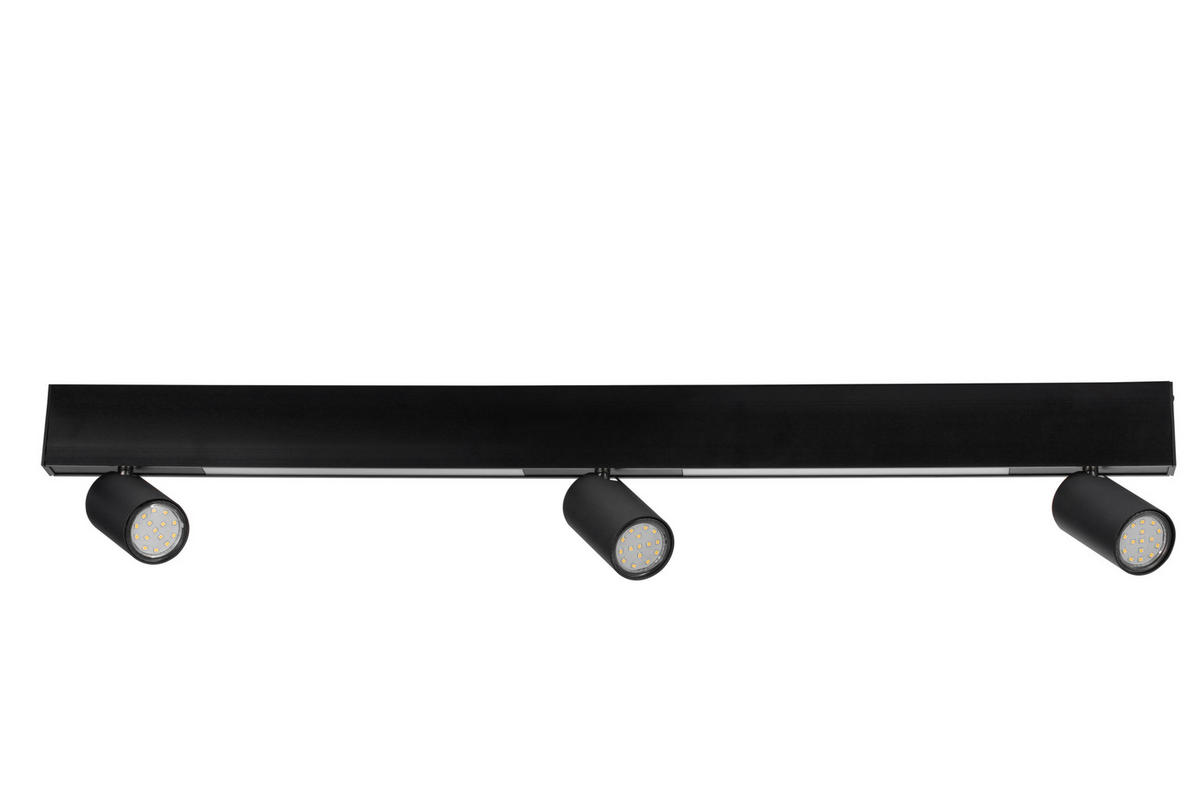 LED-STRAHLER Denebola 90/6/18 cm   - Schwarz, Design, Kunststoff/Metall (90/6/18cm) - Novel