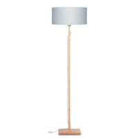STEHLEUCHTE 47/167 cm    - Hellgrau/Naturfarben, Trend (47/167cm) - Good & Mojo