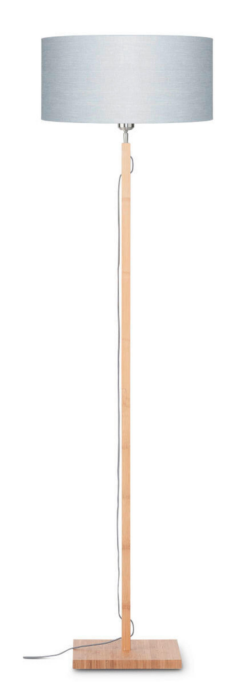 STEHLEUCHTE 47/167 cm    - Hellgrau/Naturfarben, Trend (47/167cm) - Good & Mojo