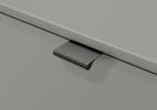 FALTTÜRENSCHRANK 250/216/58 cm 6-türig  - Schieferfarben/Eiche Bianco, KONVENTIONELL, Glas/Holzwerkstoff (250/216/58cm) - Dieter Knoll