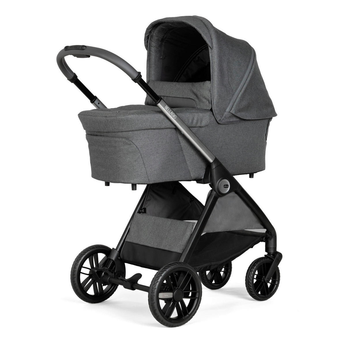 KINDERWAGEN Bellagio  - Schwarz/Grau, Basics, Metall (55/82/97-106cm) - Chicco