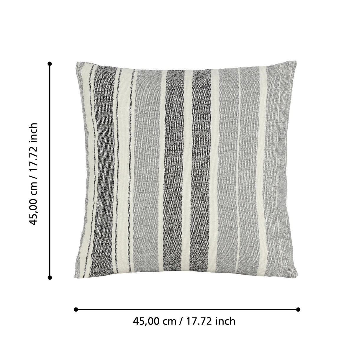 ZIERKISSEN  45/45 cm   - Beige/Creme, Basics, Textil (45/45cm) - Eglo