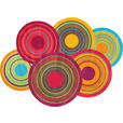 FLACHWEBETEPPICH 140/200 cm Cosmic Colour  - Multicolor, KONVENTIONELL, Kunststoff (140/200cm) - Esposa