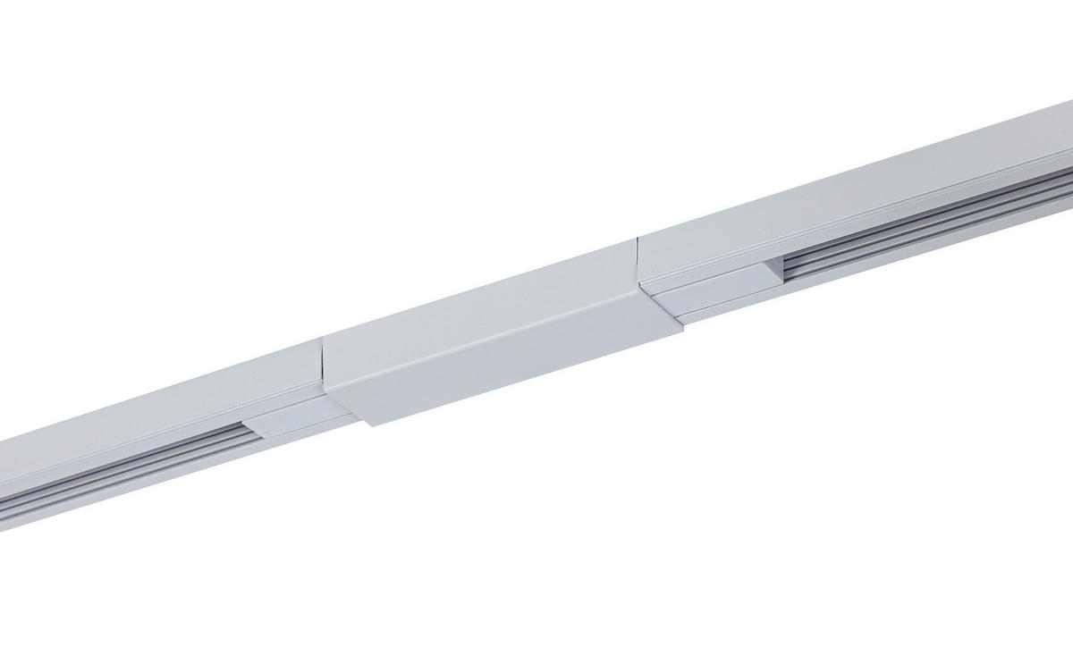 SCHIENENSYSTEM 120/5,5/14 cm  - Weiß, Trend, Kunststoff/Metall (120/5,5/14cm) - Collett's Monde